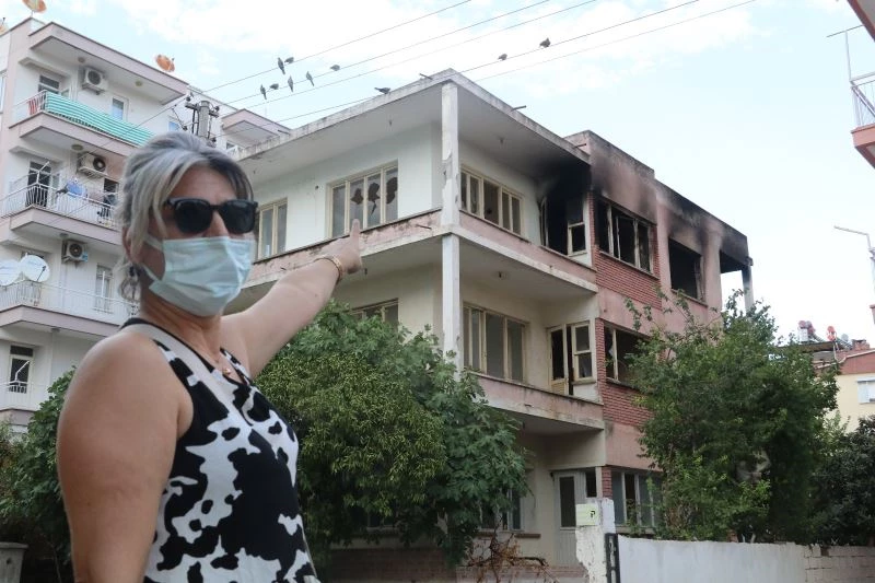Alev alev yanan ‘bimekan rezidans’, mahalleliyi çileden çıkardı
