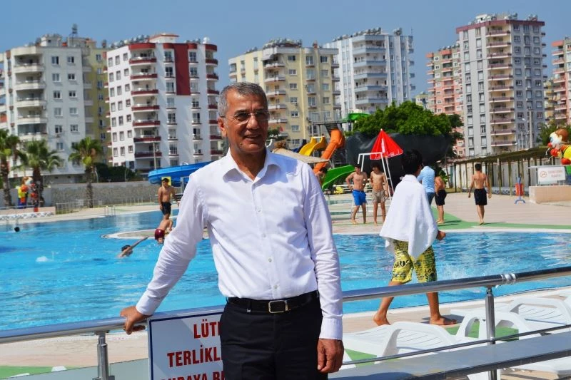 Mezitli Belediyesi Su Parkından 19 bin kişi yararlandı
