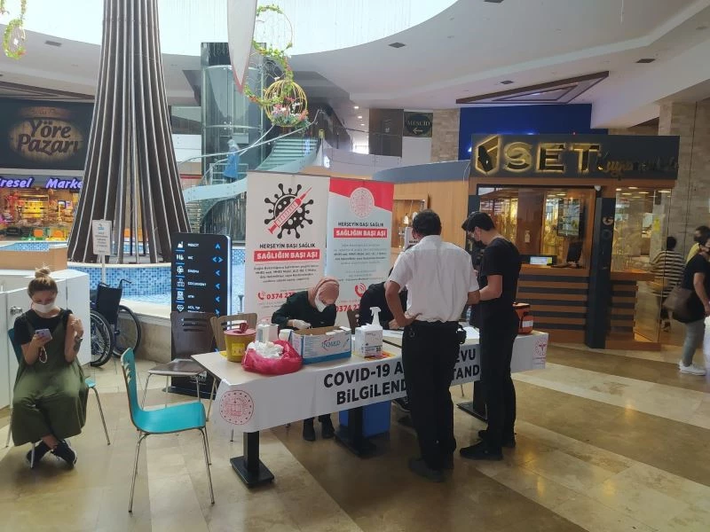 Highway AVM çalışanlarının yüzde 98’i aşılandı
