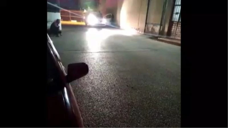 Bursa’da silahı başına dayayıp böyle direndi
