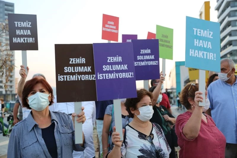 Nilüferliler zehir solumak istemiyor
