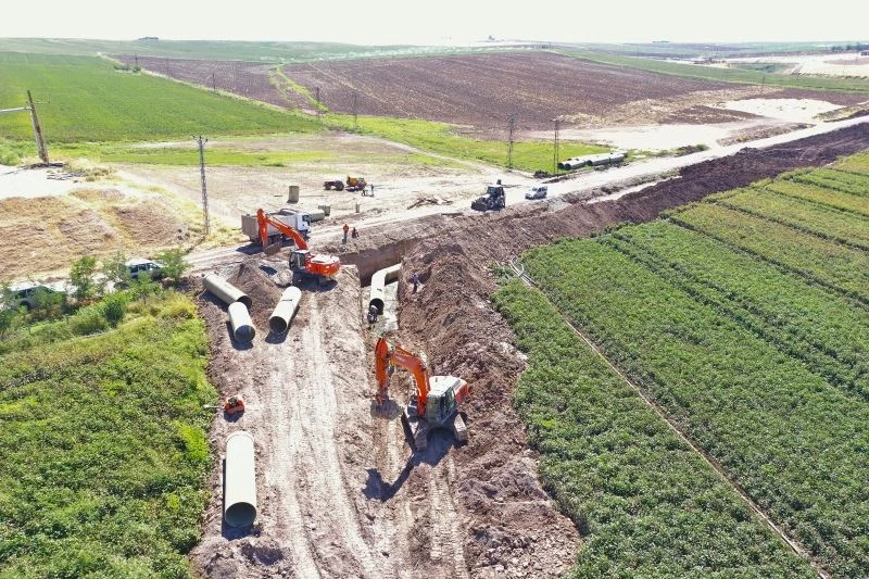 Diyarbakır’da sulama inşaatları devam ediyor
