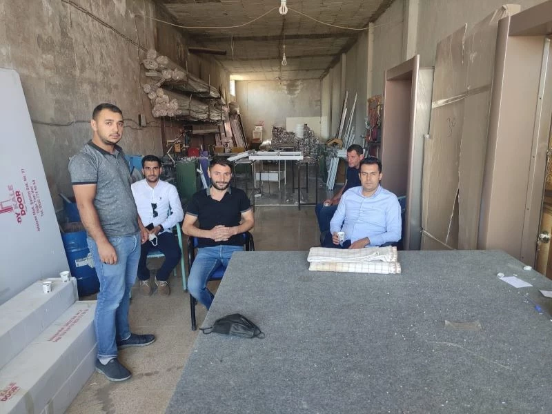 Kaymakam İlidi sanayi esnafını ziyaret etti
