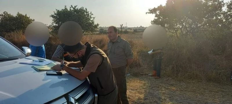 Avcılık denetimlerinde 12 adet vurulmuş bıldırcın bulundu
