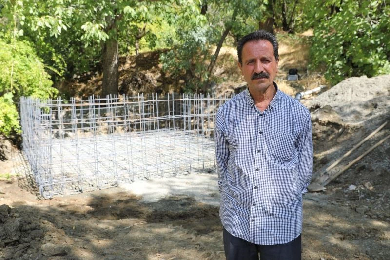 Kırsala sulama havuzu desteği
