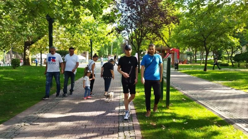 Çamlık Parkı’nda hafta sonu yoğunluğu
