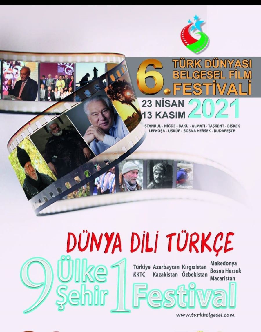 6.Türk Dünyası Belgesel Film Festivaline Rekor Katılım 226 Film Müracat Etti
