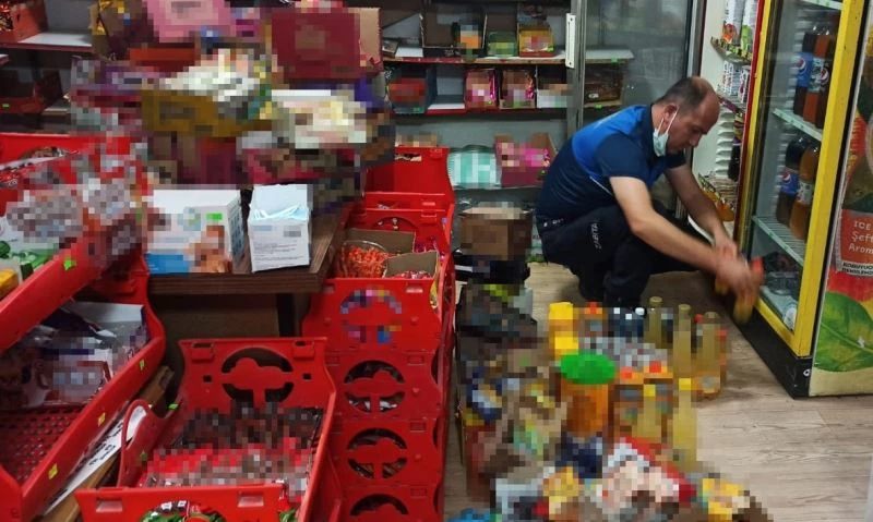 Son kullanma tarihi geçmiş yüzlerce ürüne el konuldu
