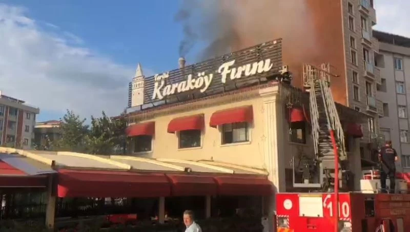 Mutfakta çıkan yangın fırını yaktı
