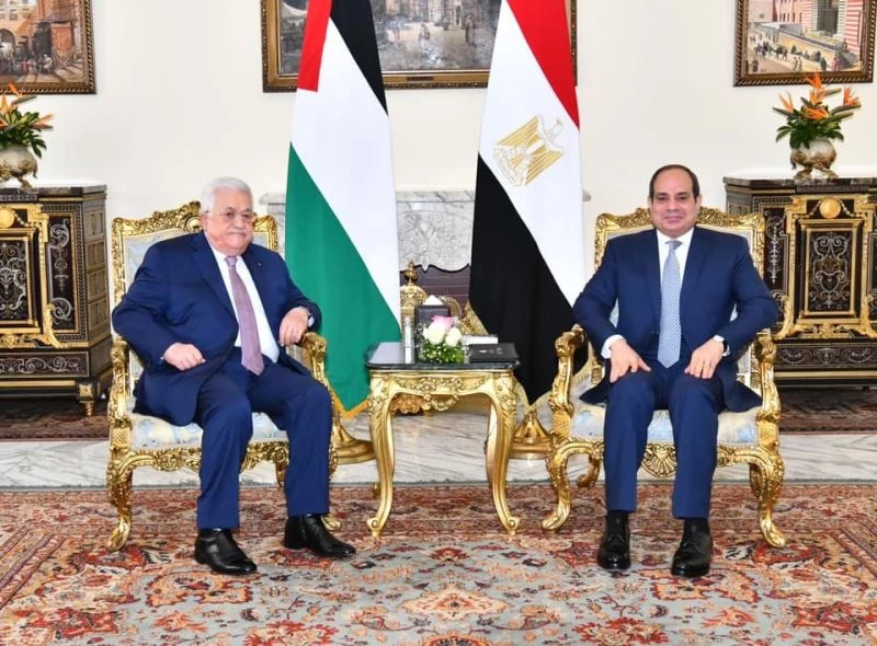 Mısır Cumhurbaşkanı Sisi, Filistin Devlet Başkanı Abbas’la görüştü