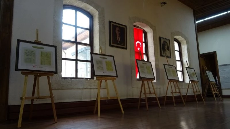 Sivas Kongresinin tarihi belgeleri sergilendi
