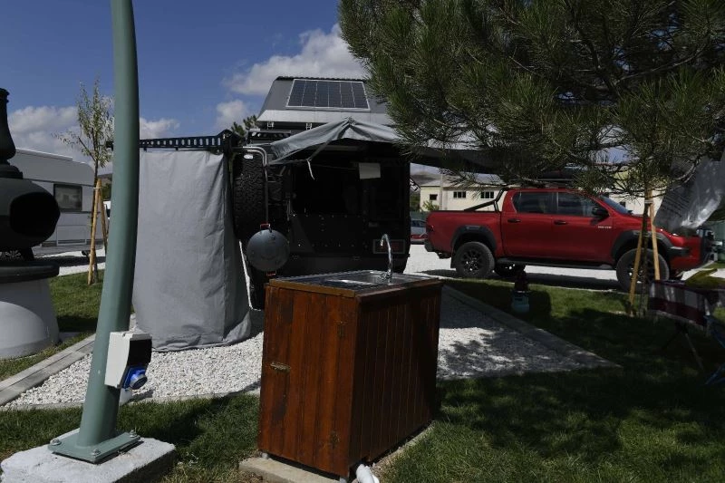 Başkentin karavan parkları kısa sürede karavan tutkunlarının gözdesi oldu
