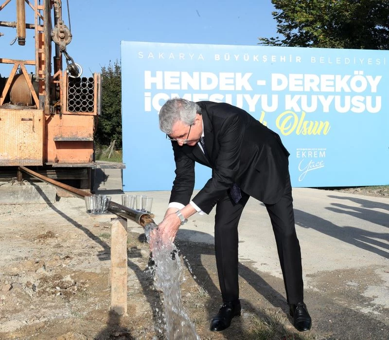 Sakarya’da 146 bin kişinin ihtiyacını karşılayacak su kaynağına ulaşıldı
