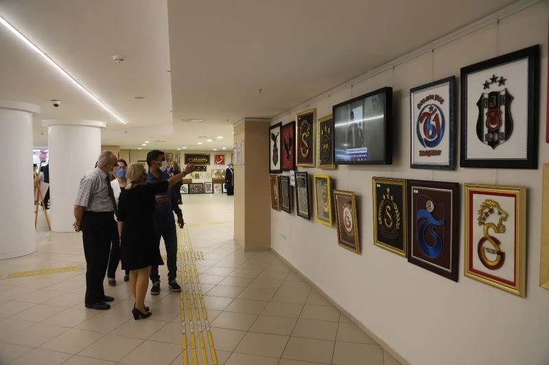 ‘Kağıt Rölyef ve Filografi Sergisi’ Kartallı sanatseverler ile buluştu
