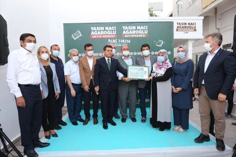 Şehit Yasin Naci Ağaroğlu kütüphanesi ve eğitim merkezi hizmete açıldı
