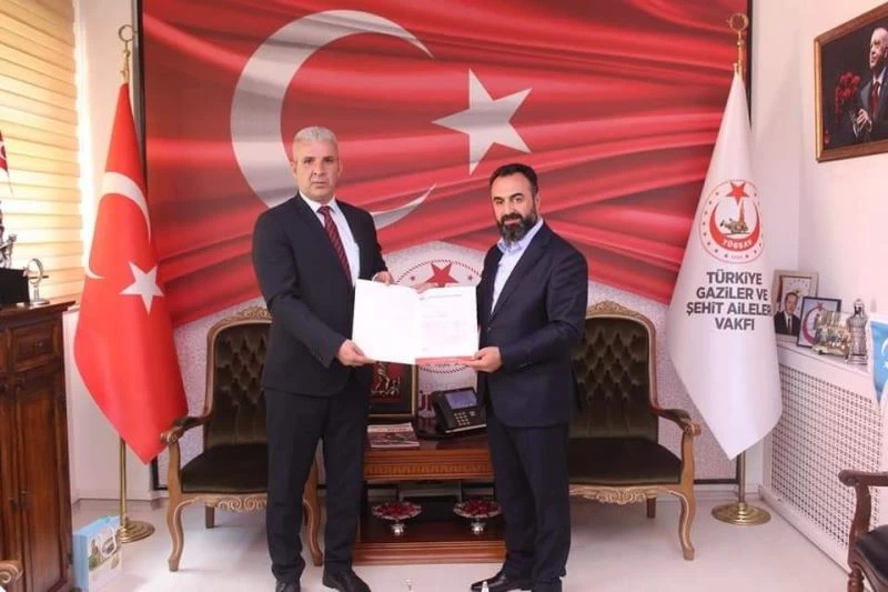 Şehit Aileleri Vakfı Başkanlığı Kırşehir Şubesine Kılıçaslan yetkilendirildi
