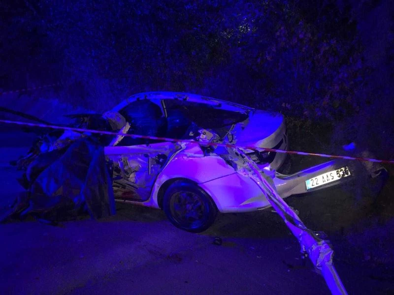 İpsala’da feci kaza: 1 ölü
