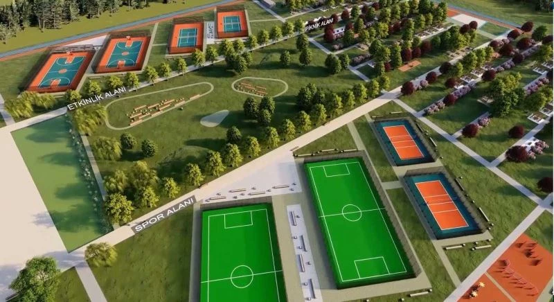 Eyyübiye’de devasa Millet Bahçesinin yapımı sürüyor
