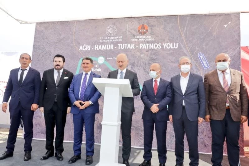 Bakan Karaismailoğlu: “Ağrı-Hamur-Tutak-Patnos Devlet Yolu Kuzey-Güney aksının önemli bir parçası”
