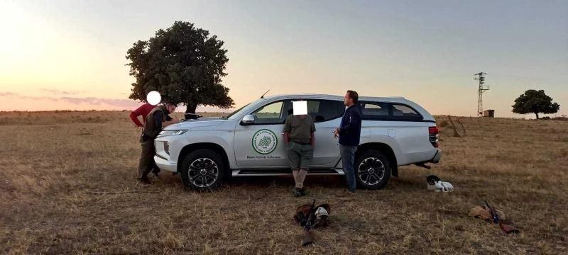 Yasa dışı avcılığa geçit yok: 2 kişiye işlem yapıldı
