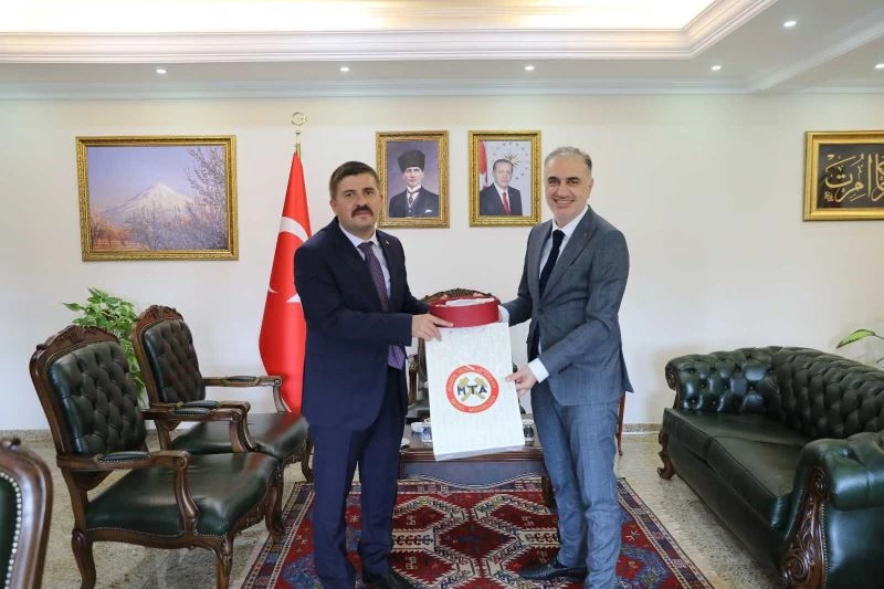 MTA Genel Müdürü Erdoğan’dan Vali Sarıibrahim’e  ziyaret
