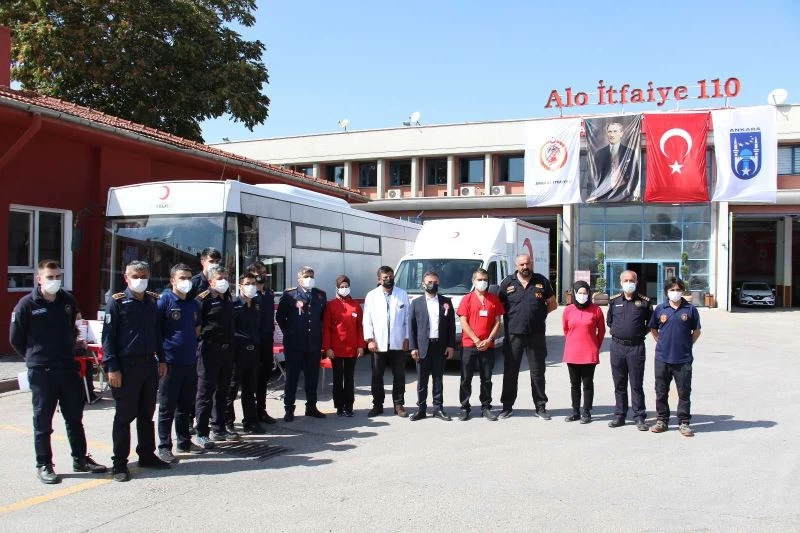 Ankara’da “İtfaiye Haftası” tatbikatlarla kutlandı
