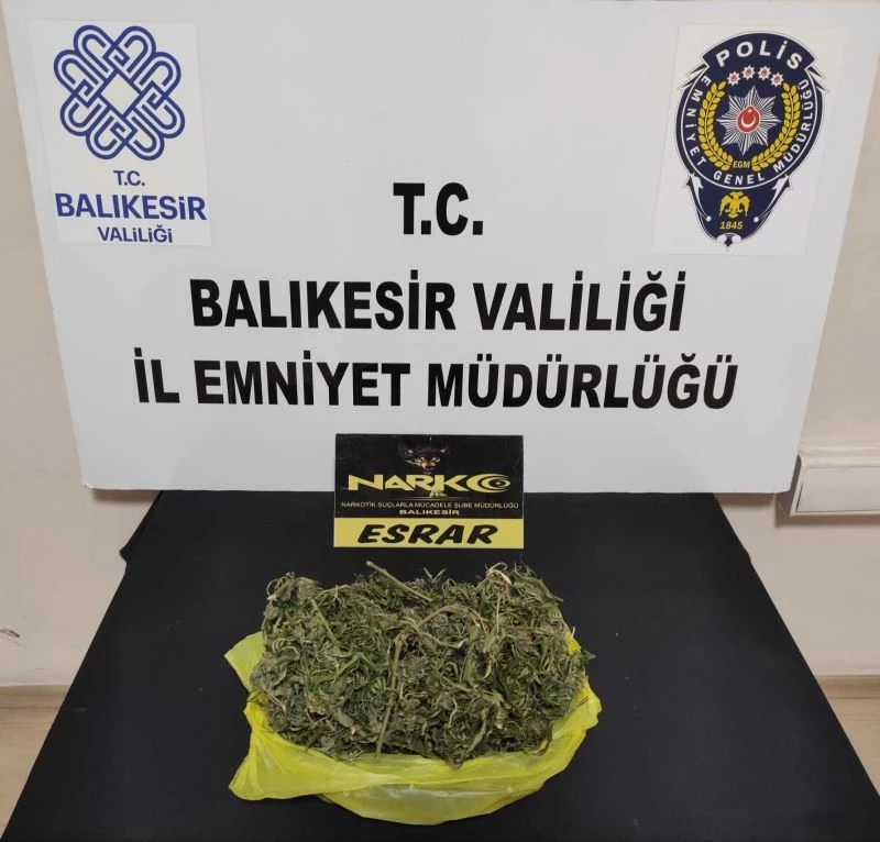 Balıkesir’de polis 191 şahsı gözaltına aldı
