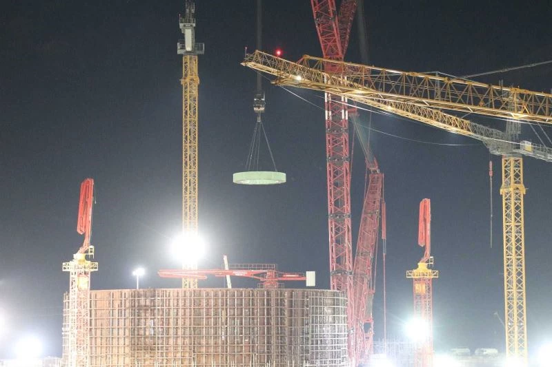 Akkuyu NGS’nin 2. güç ünitesine reaktör şaftının ana elemanları kuruldu
