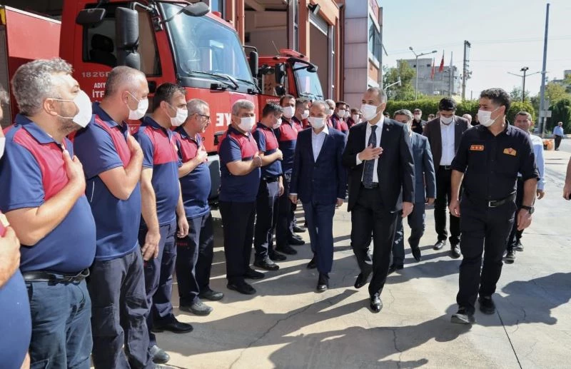 Adıyaman’da itfaiyecilerin haftası kutladı
