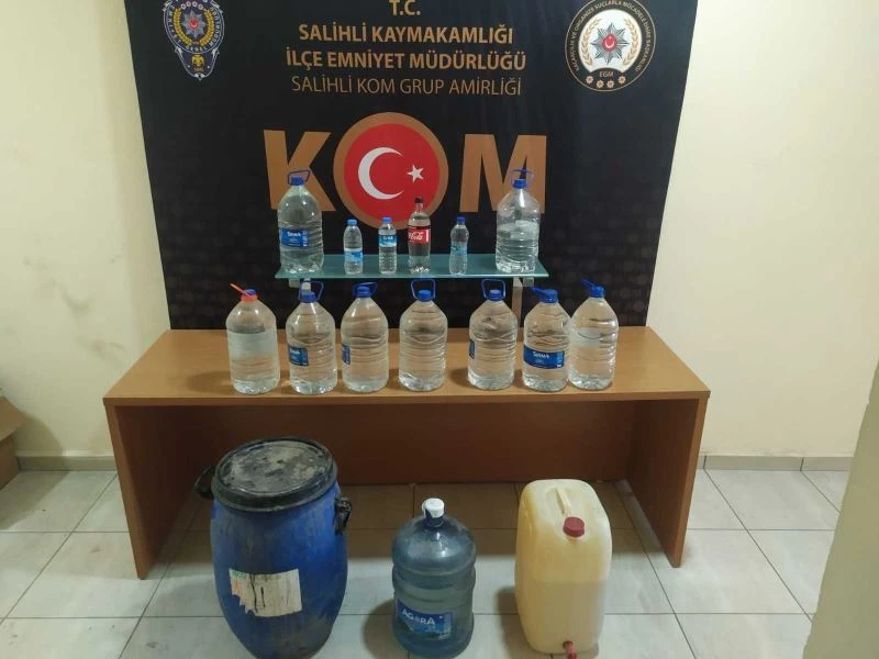 Su şişelerinden sahte rakı çıktı
