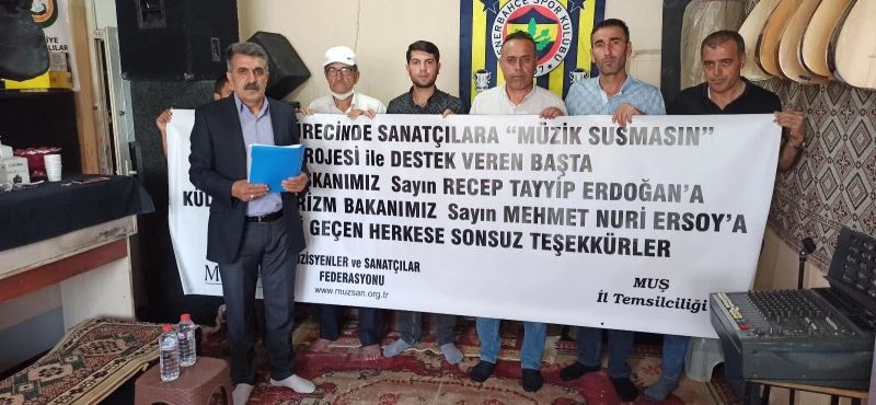 MÜZSAN üyelerinden Cumhurbaşkanı Erdoğan’a teşekkür
