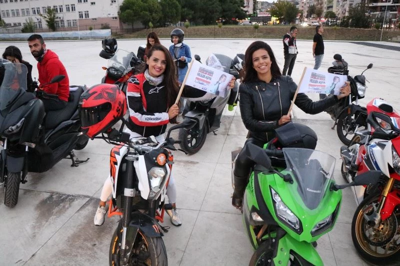 Samsun’da aşıya dikkat çekmek için konvoy yaptılar
