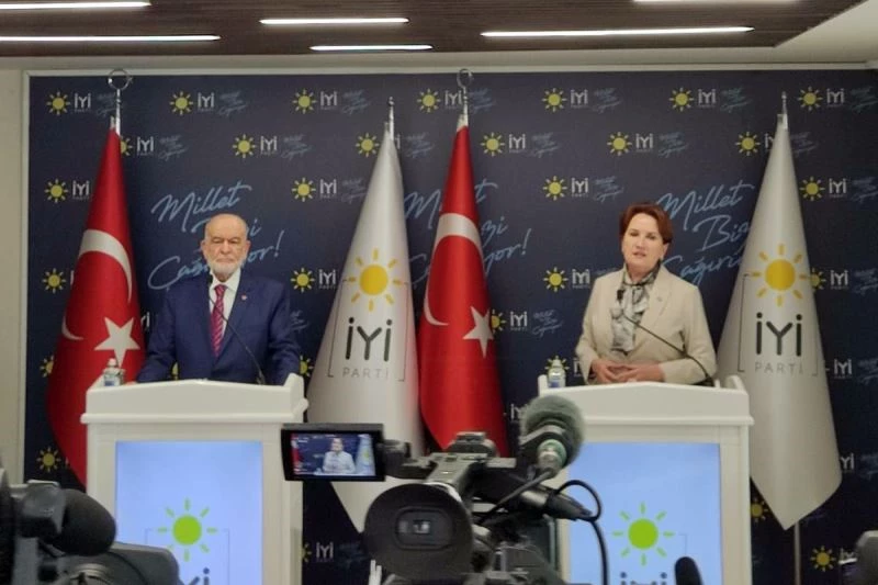 Karamollaoğlu’ndan Akşener’e ziyaret
