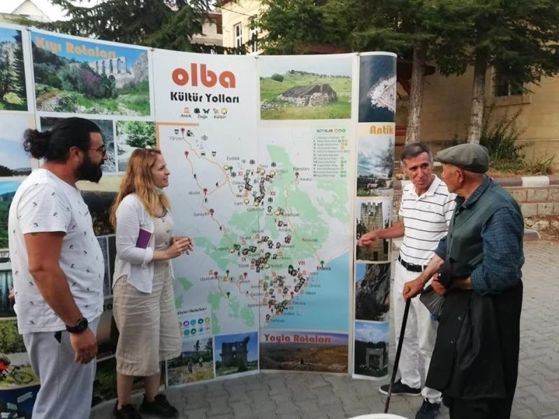 Olba kültür yolları projesinde yöresel ürün stantları açıldı
