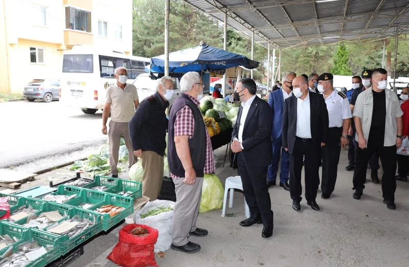 Vali Atay, Beyköy esnafı ile bir araya geldi
