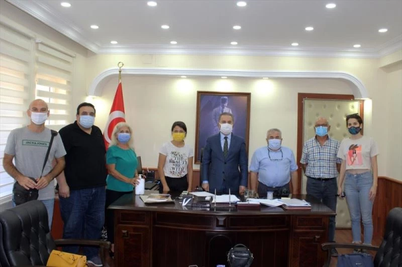 Anamur Kaymakamı Bilal Bozdemir basın mensuplarıyla buluştu