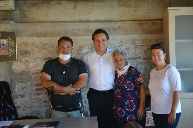 Şefkatli ellerden Kaymakam Görgülüarslan’a veda ziyareti
