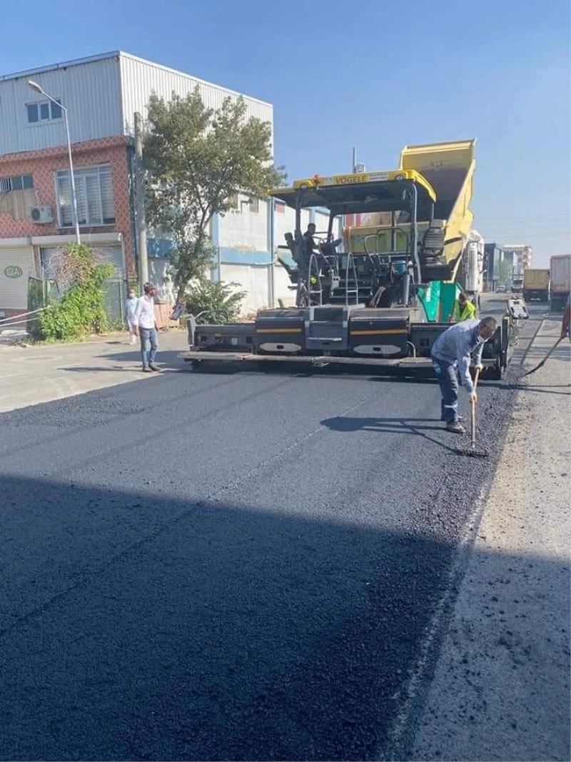 Amid Caddesi bazalt taşı asfaltıyla güzelleşti
