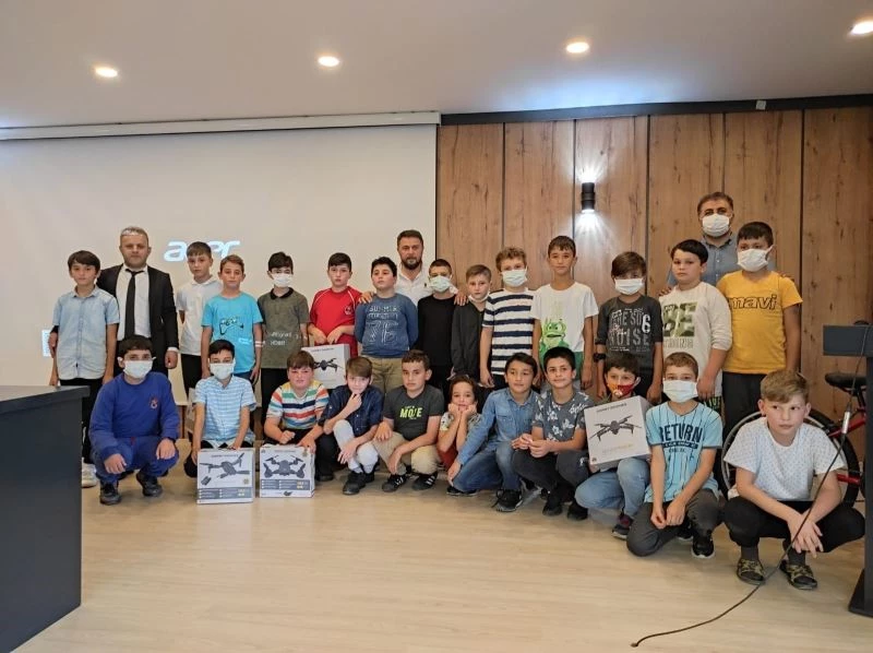 Hafız adayları bisikletlerine kavuştu
