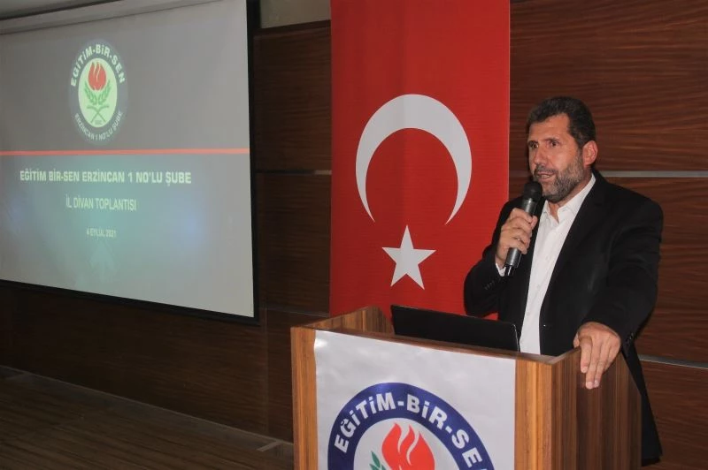 Eğitim-Bir-Sen Erzincan Şube Başkanı Gül: “Öğretmenlere zorunlu PCR testi yapılmasını doğru bulmuyorum”
