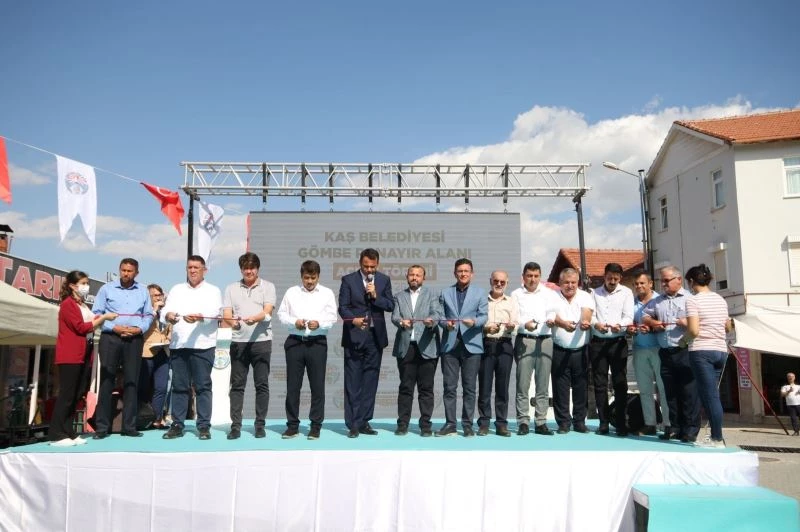 Kaş’ta, Gömbe Panayır Alanı törenle açıldı
