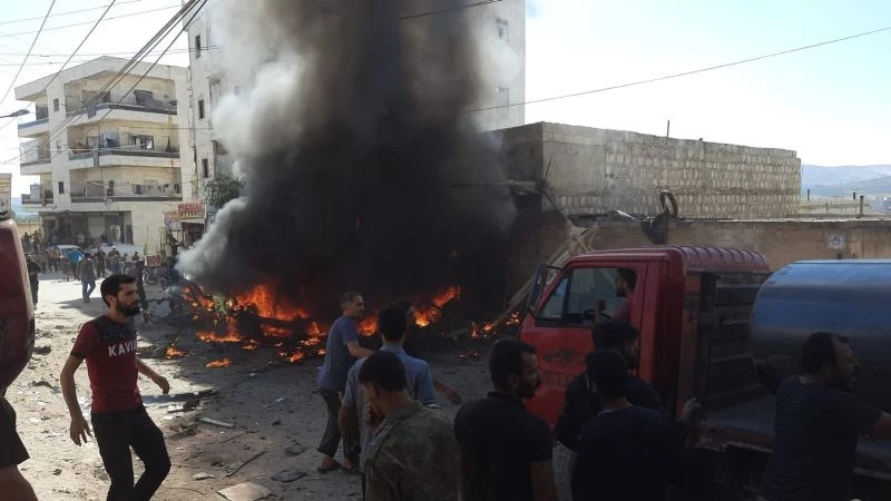 Afrin’de bomba yüklü araçla saldırı: 1 ölü, 1 yaralı
