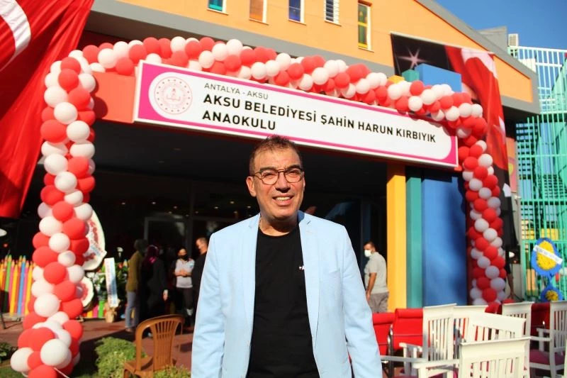 Hayırsever iş adamı Şahin Harun Kırbıyık’ın ismini taşıyan anaokulu açıldı
