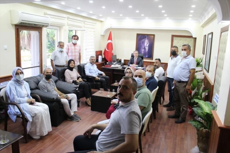 AK Parti Anamur İlçe Teşkilatı, Kaymakam Bozdemir’i ziyaret etti