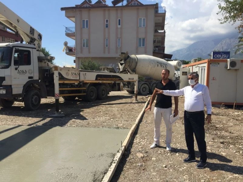 Kemer Arslanbucak’a yapılacak anaokulu 8 ay içerisinde tamamlanacak
