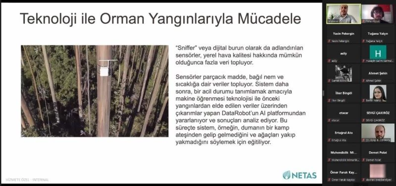 Orman yangınlarında teknoloji çözümleri konuşuldu
