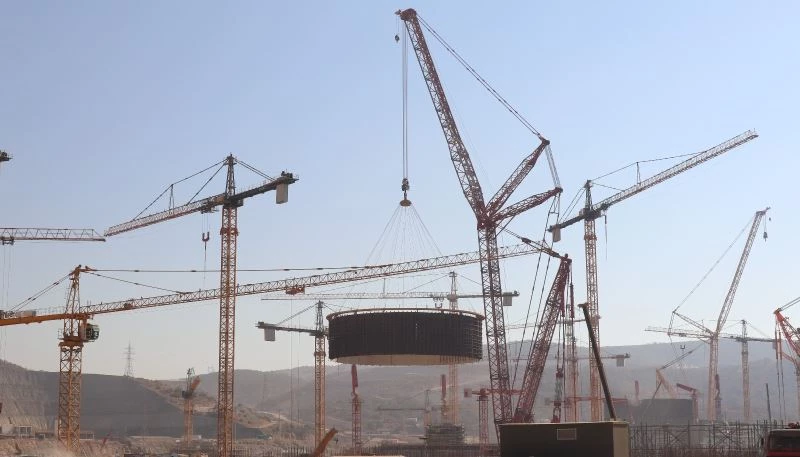 Akkuyu NGS’nin ikinci güç ünitesine iç koruma kabuğunun ikinci katmanı kuruldu
