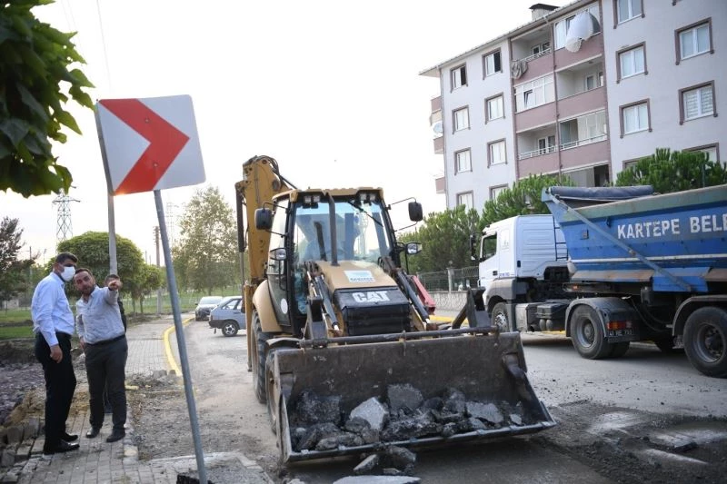 Ataevler köprüsü kavşak düzenlemesi başladı
