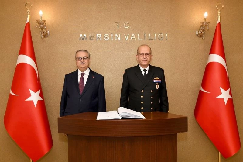 Sahil Güvenlik Komutanı Kendir, Vali Su’yu ziyaret etti
