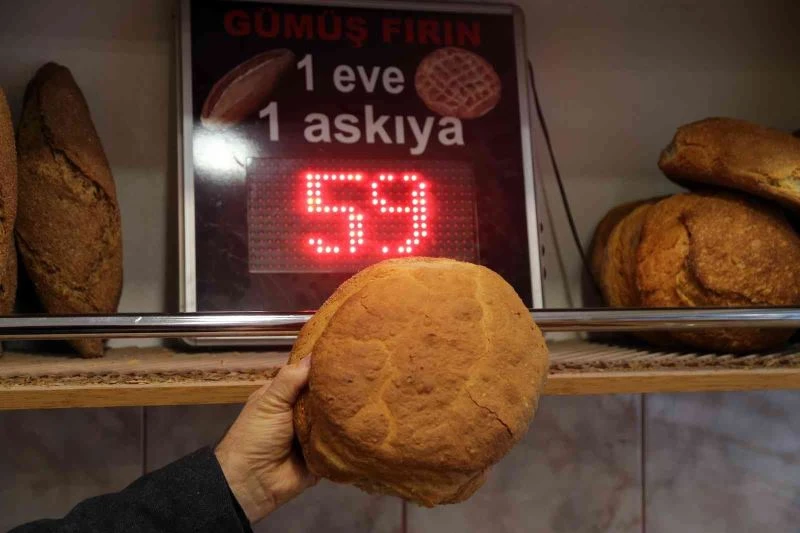 Gümüşhane’de ‘askıda digital ekmek’ uygulaması
